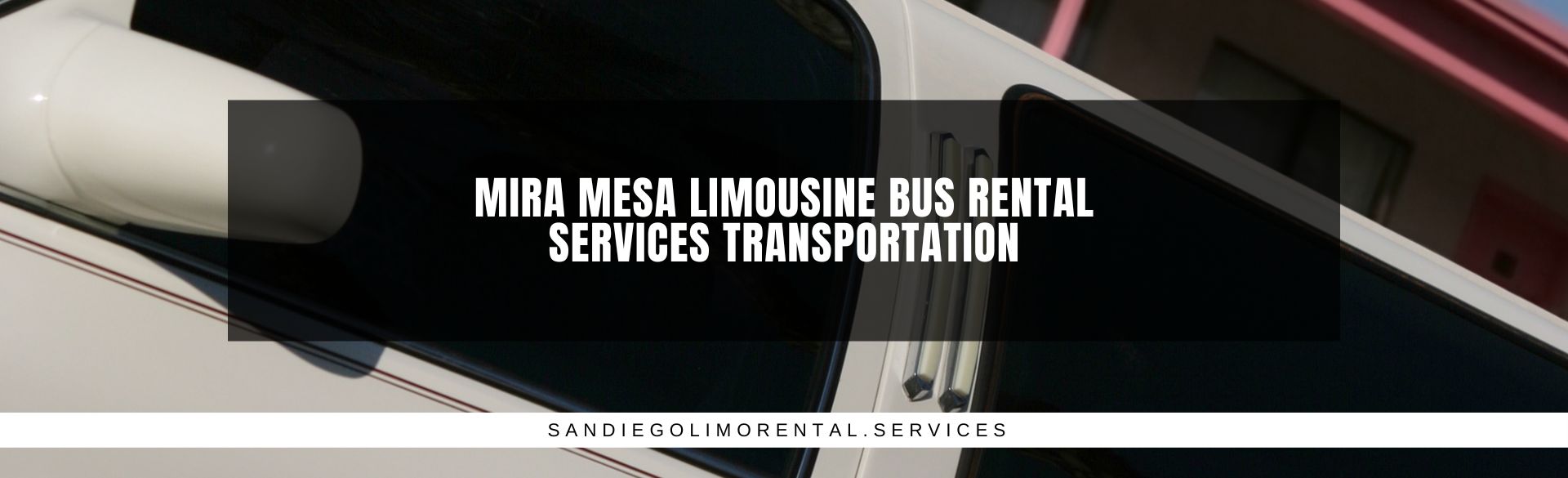 Mira Mesa Limousine Bus Rental Services Transportation